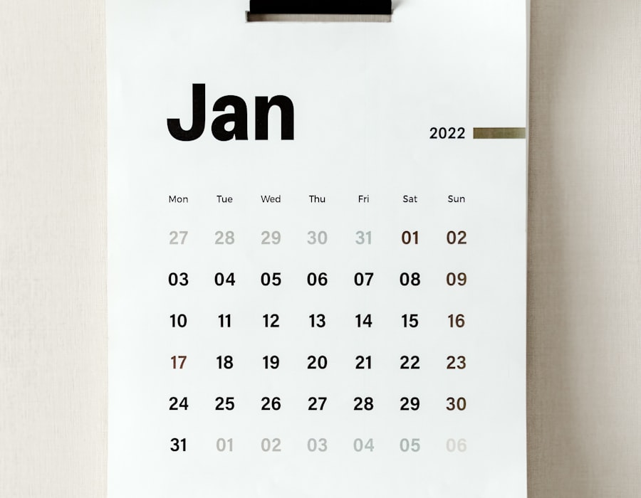 Calendário representando a Agenda de Recebíveis da InoveConta